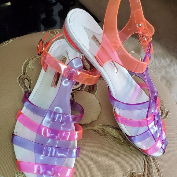 SOPHIA WEBSTER Multi Colored Jelly PVC Shoes - Picture 3 of 6